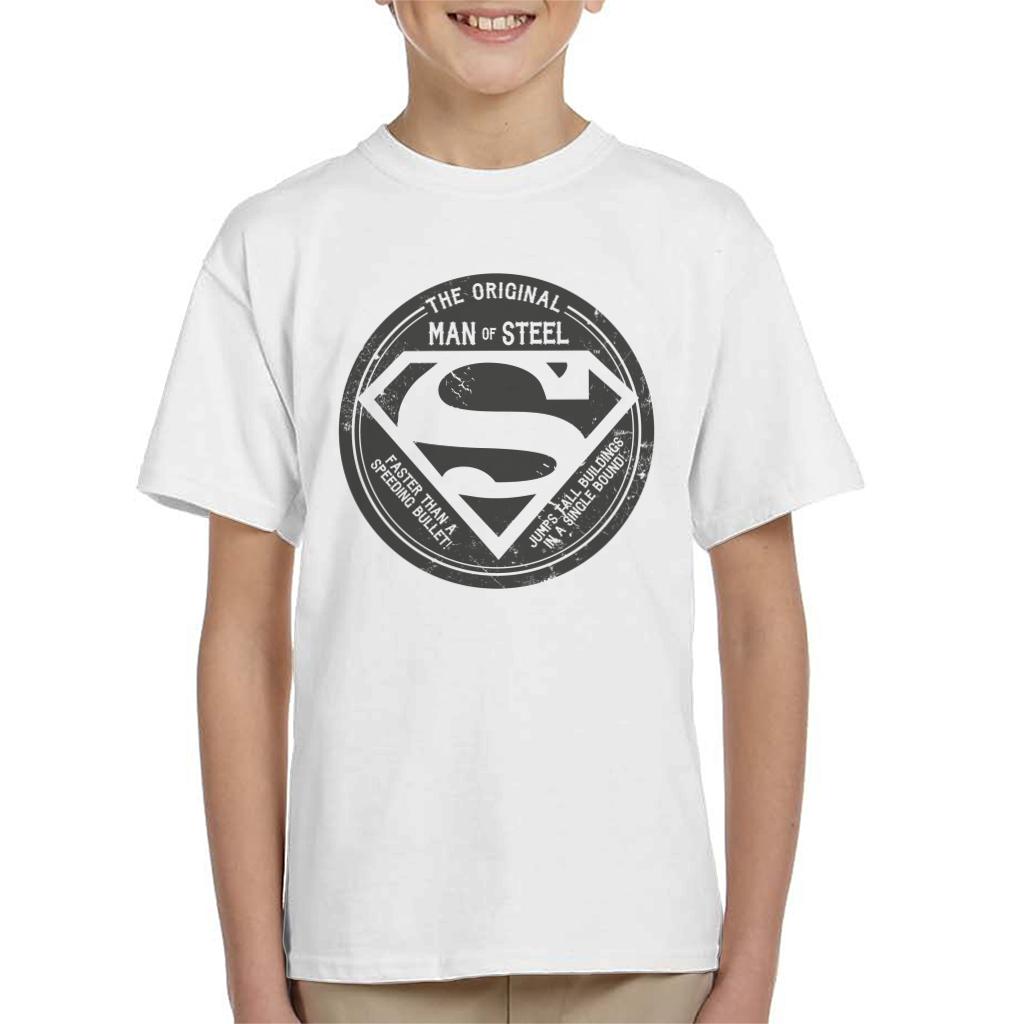 Superman The Original Man Of Steel Retro Kid's T-Shirt product image 4