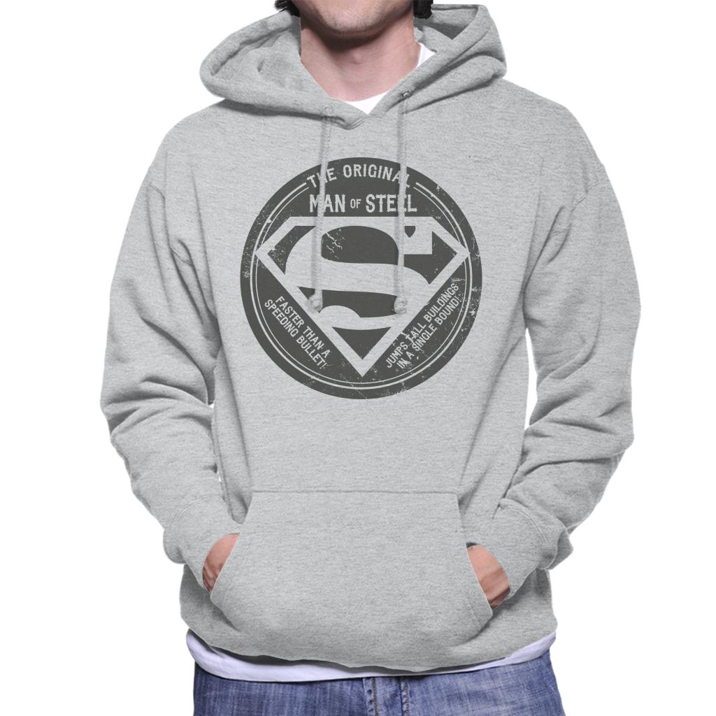 Superman The Original Man Of Steel Retro Men's Hooded product image 1