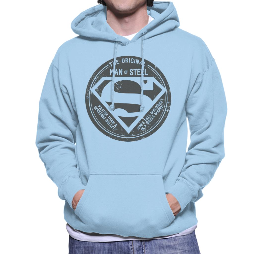 Superman The Original Man Of Steel Retro Men's Hooded product image 6