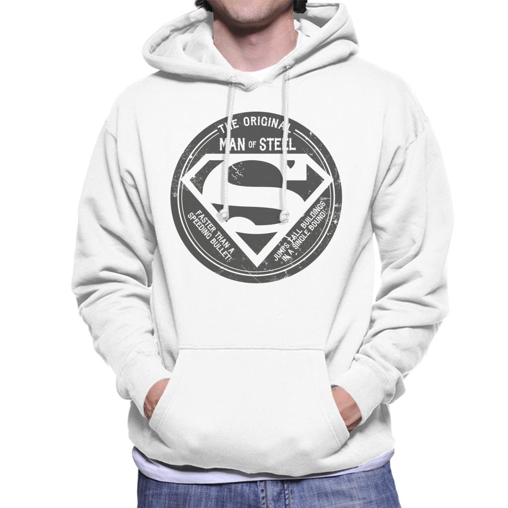 Superman The Original Man Of Steel Retro Men's Hooded product image 4