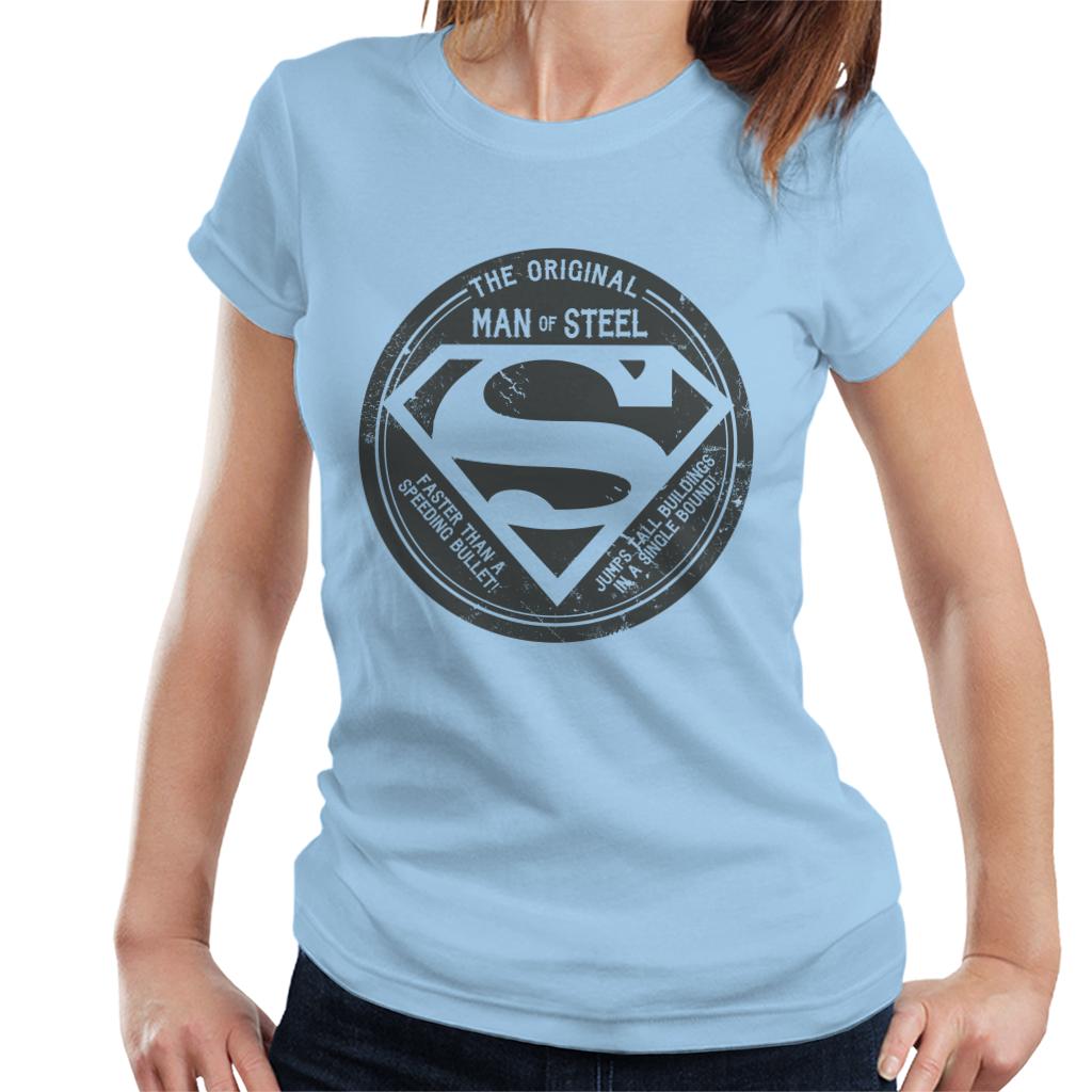 Superman The Original Man Of Steel Retro Women's T-Shirt product image 6
