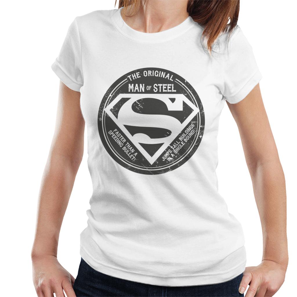 Superman The Original Man Of Steel Retro Women's T-Shirt product image 4
