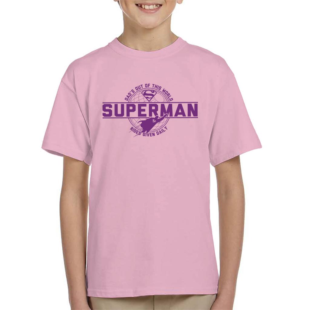 Superman Dads Out Of This World Fathers Day Kid's T-Shirt product image 6