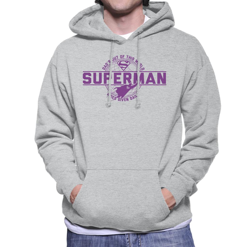 Superman Dads Out Of This World Fathers Day Men's Hooded product image 1
