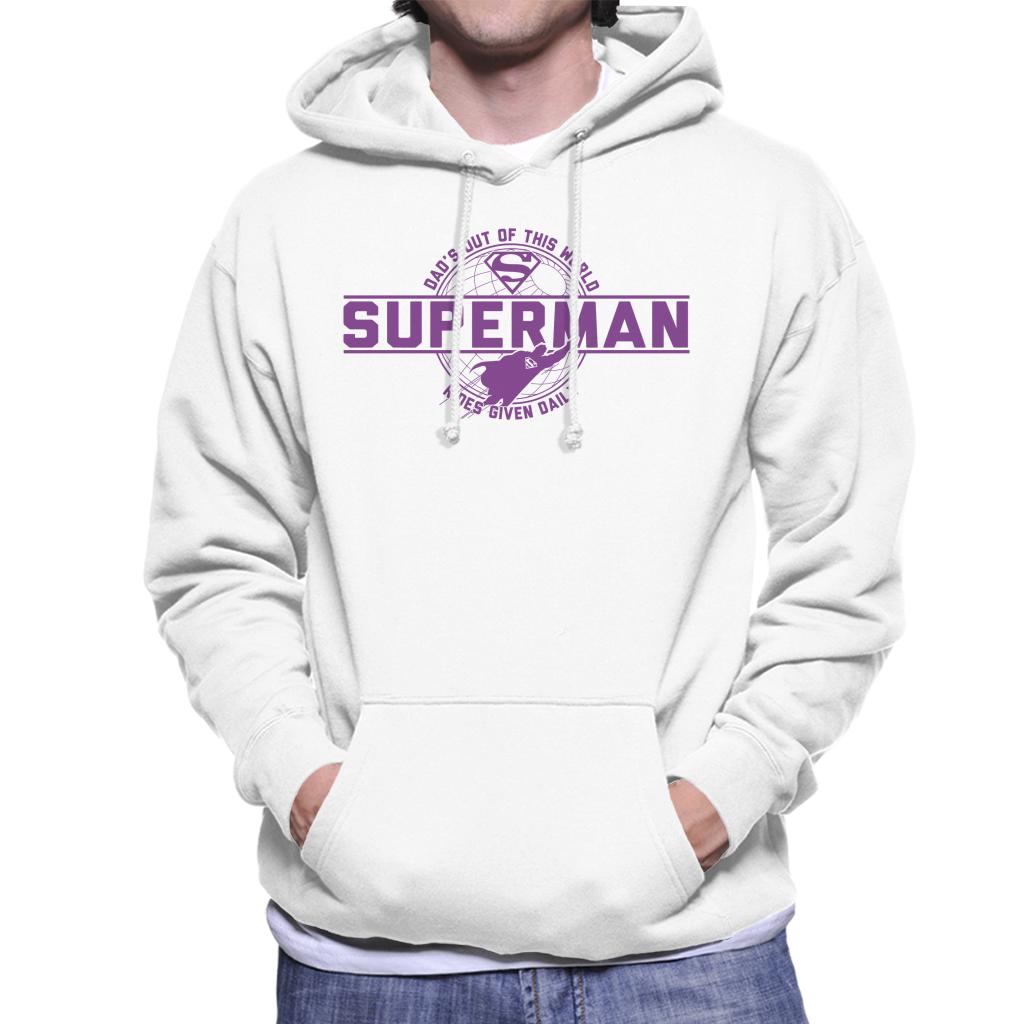 Superman Dads Out Of This World Fathers Day Men's Hooded product image 4