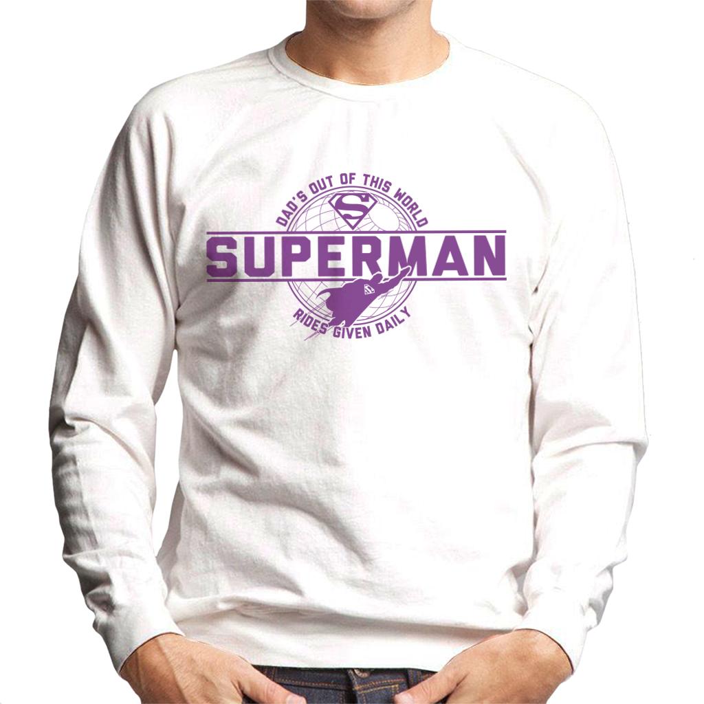Superman Dads Out Of This World Fathers Day Men's Sweatshirt product image 4