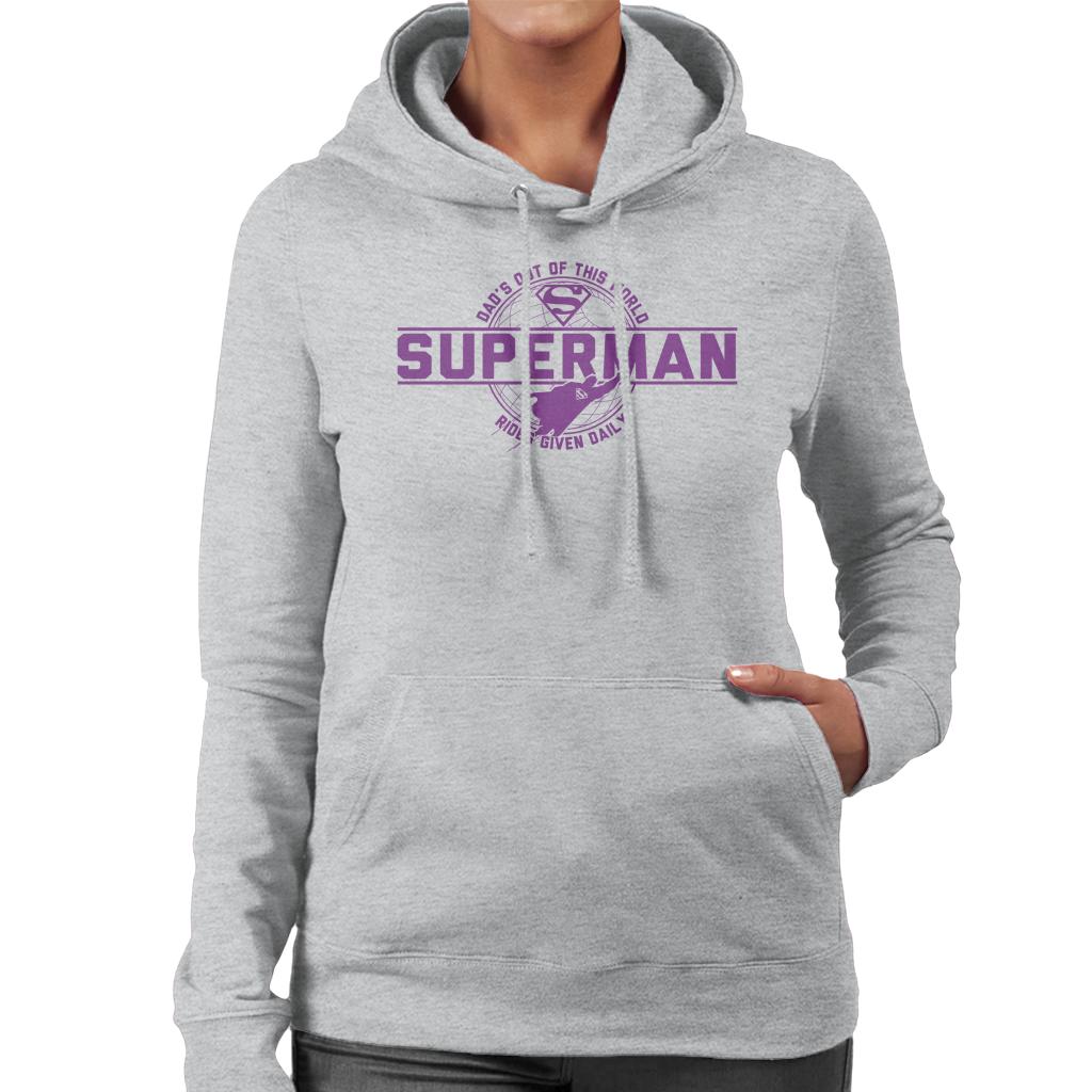 Superman Dads Out Of This World Fathers Day Women's Hooded product image 1
