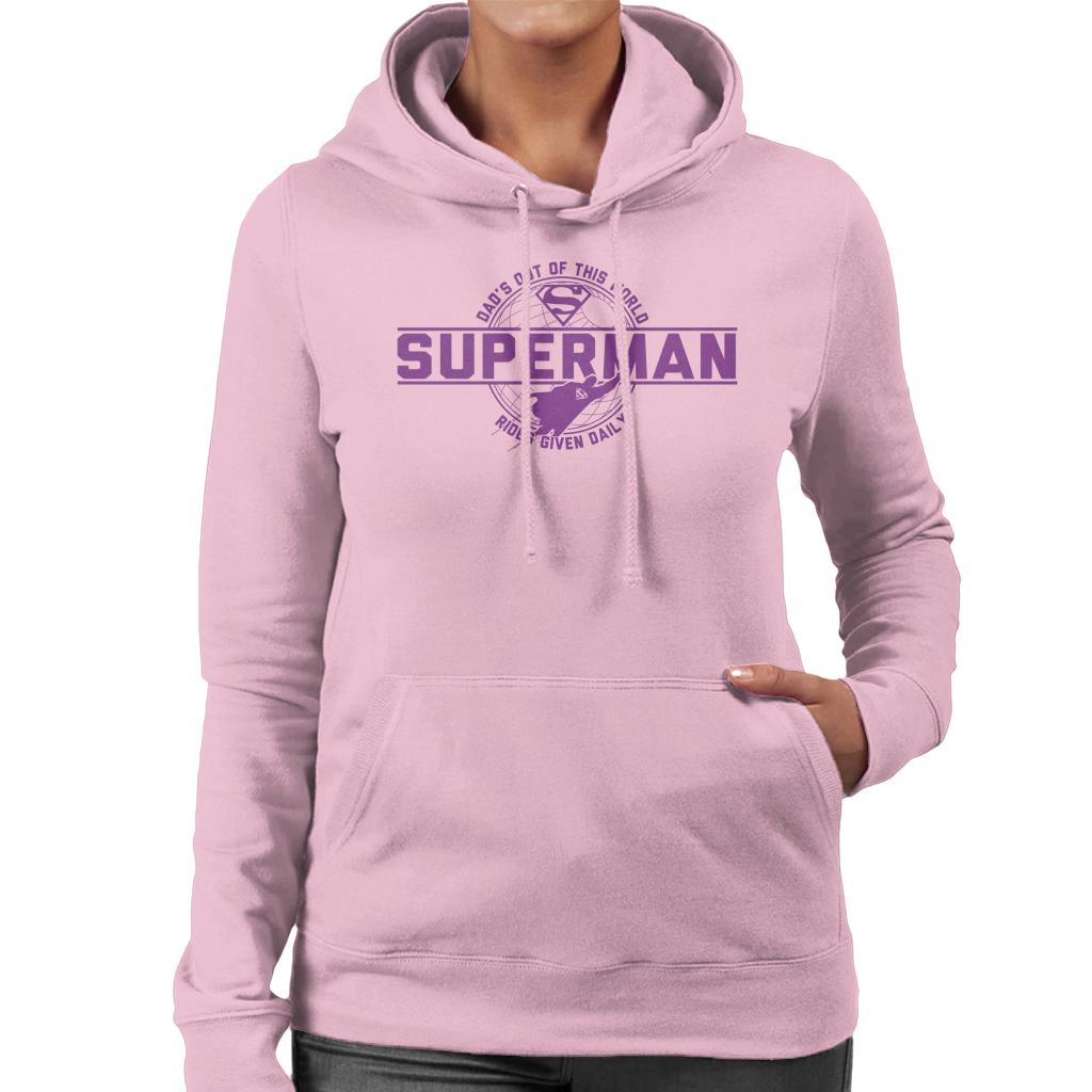 Superman Dads Out Of This World Fathers Day Women's Hooded product image 6