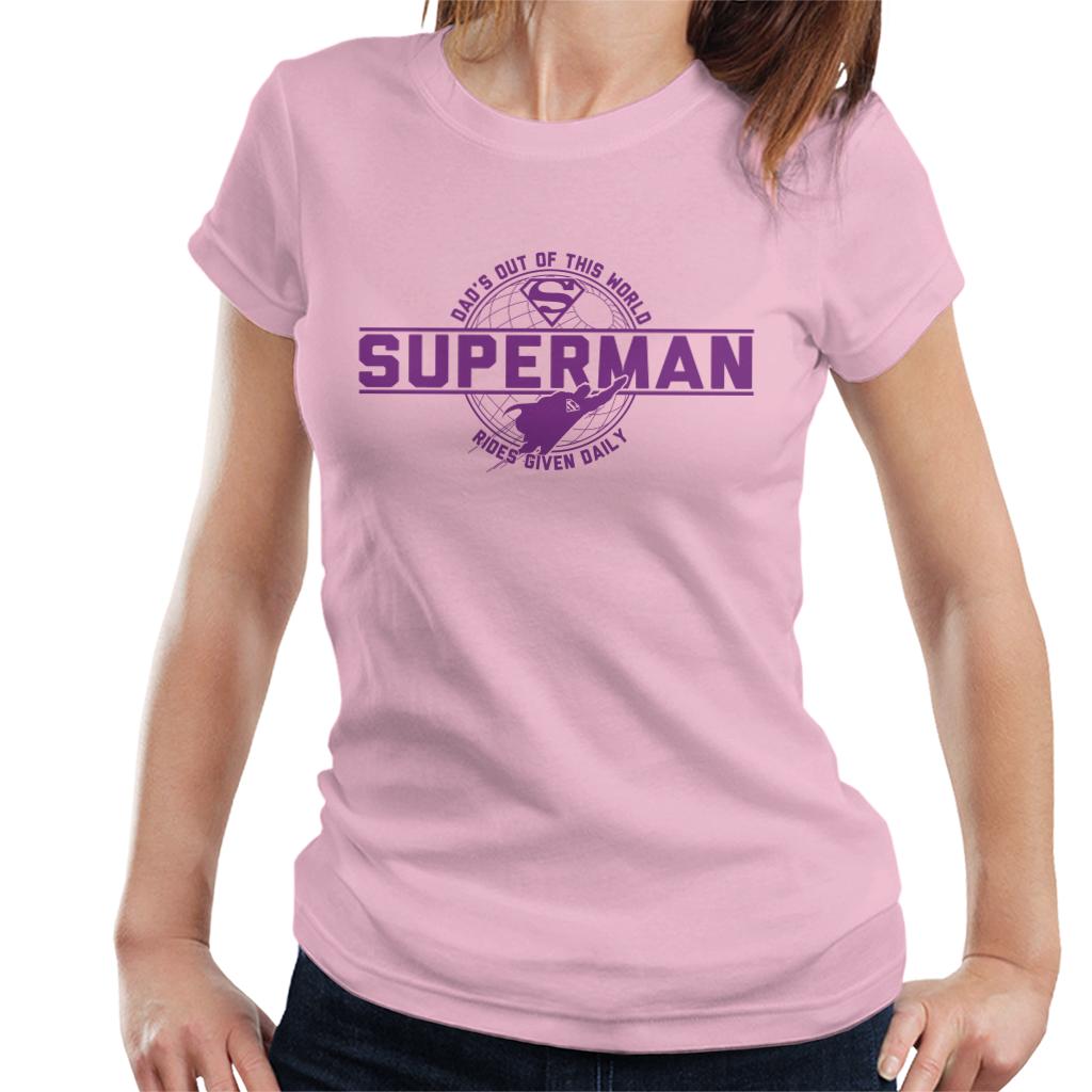 Superman Dads Out Of This World Fathers Day Women's T-Shirt product image 6
