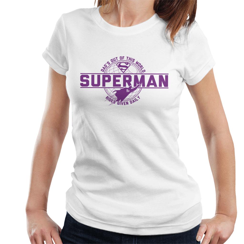 Superman Dads Out Of This World Fathers Day Women's T-Shirt product image 4