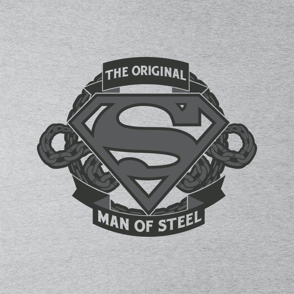 Superman Original Man Of Steel Chain Link Logo Women's product image 2