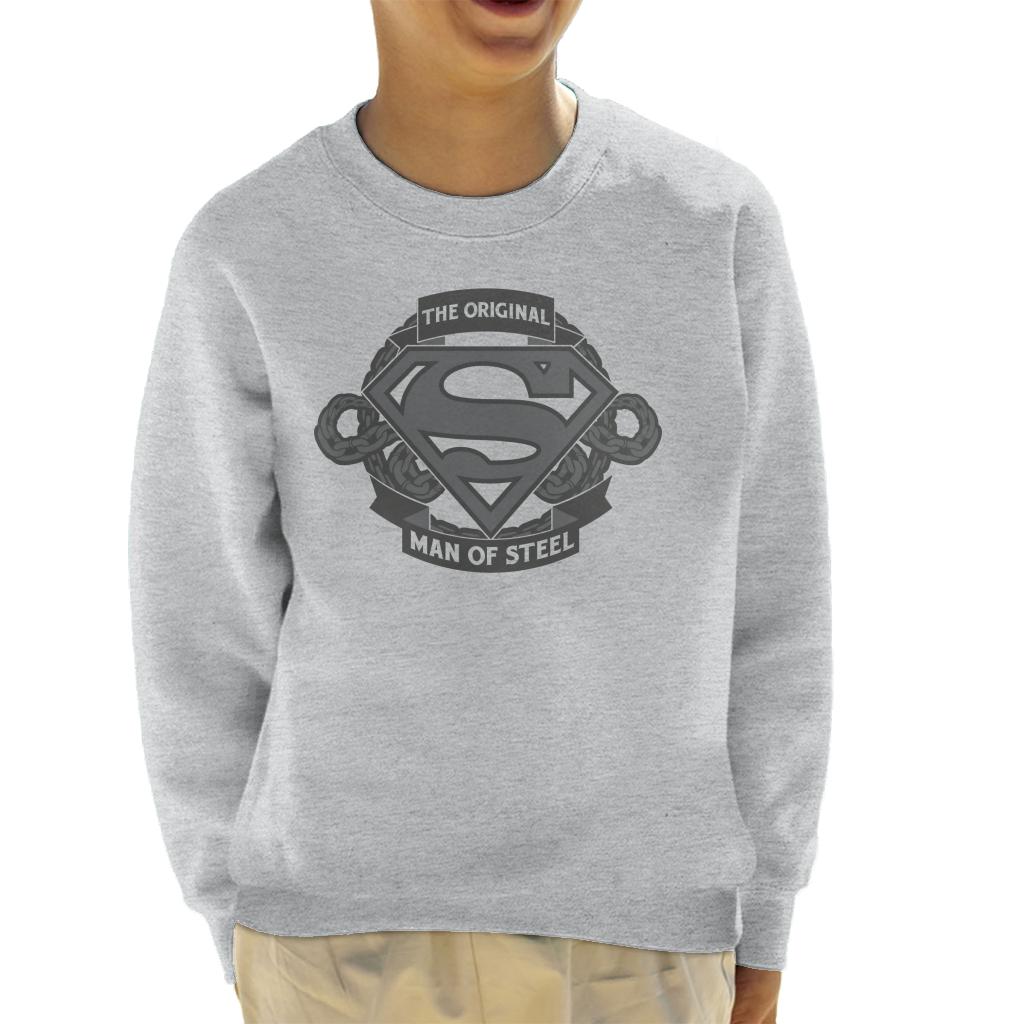 Superman Original Man Of Steel Chain Link Logo Kid's product image 1