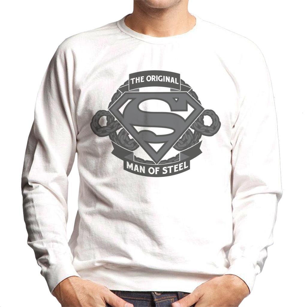 Superman Original Man Of Steel Chain Link Logo Men's product image 4