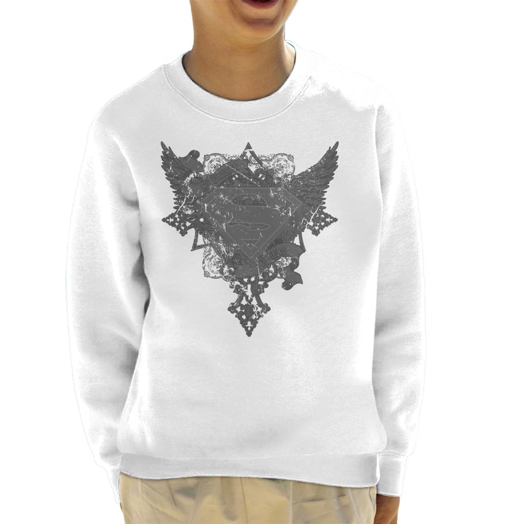 Superman Fathers Day My Hero Kid's Sweatshirt product image 6