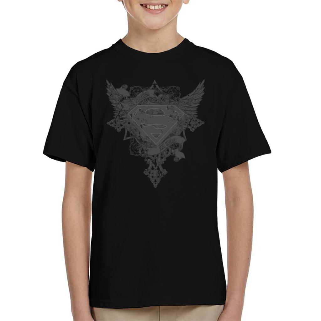 Superman Fathers Day My Hero Kid's T-Shirt product image 1