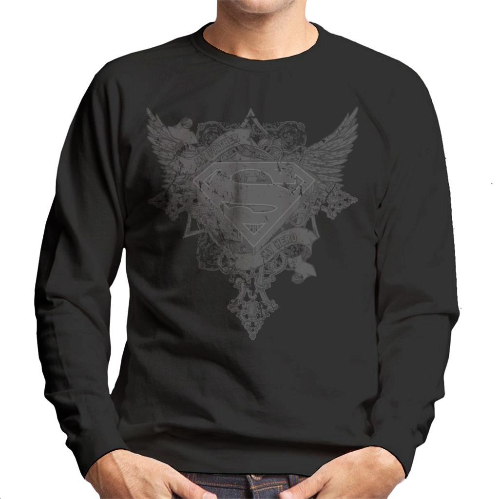 Superman Fathers Day My Hero Men's Sweatshirt product image 1