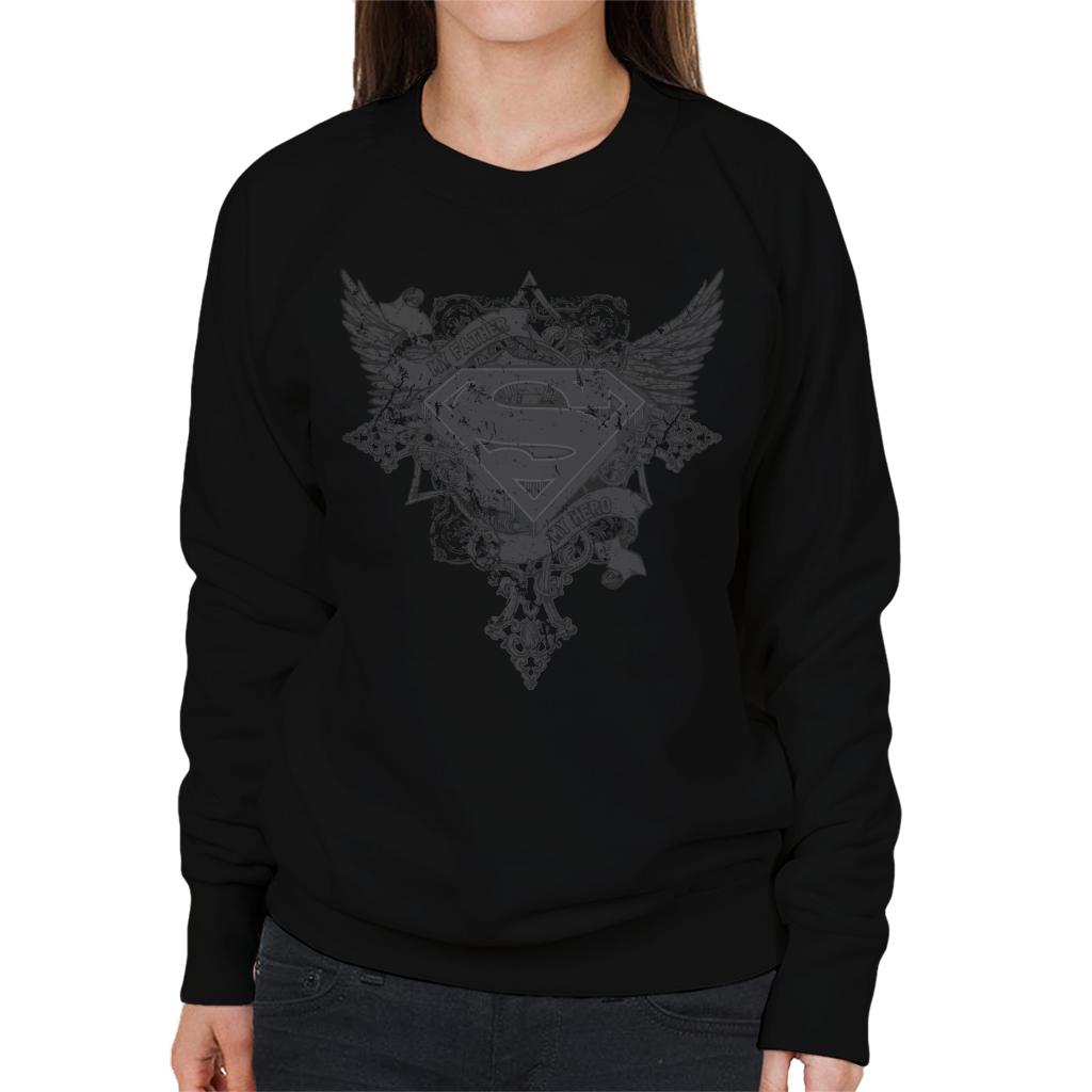 Superman Fathers Day My Hero Women's Sweatshirt product image 1