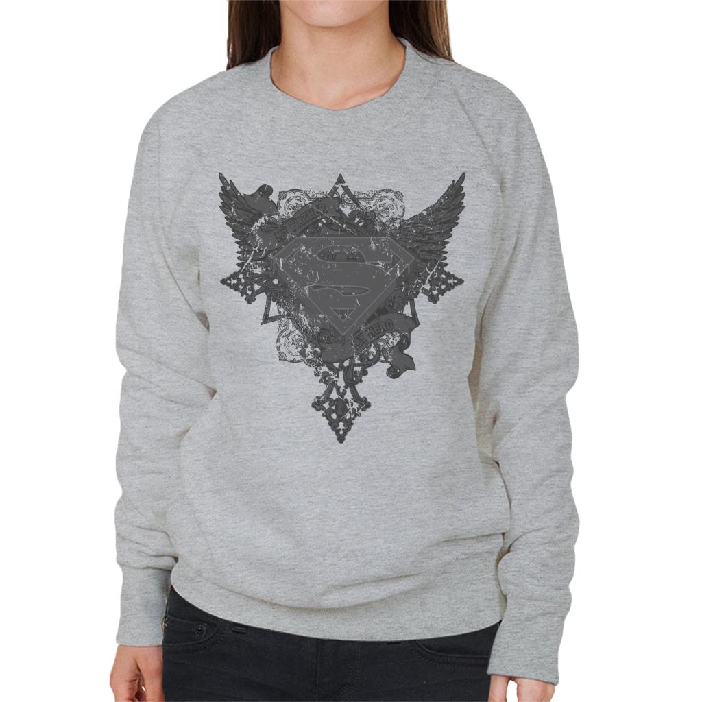 Superman Fathers Day My Hero Women's Sweatshirt product image 4