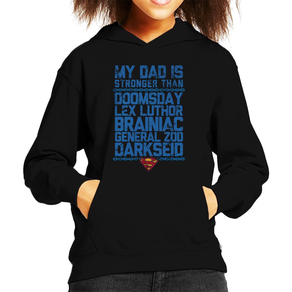 Superman My Dad Is Stronger Than Villains Fathers Day Kid's product image 1