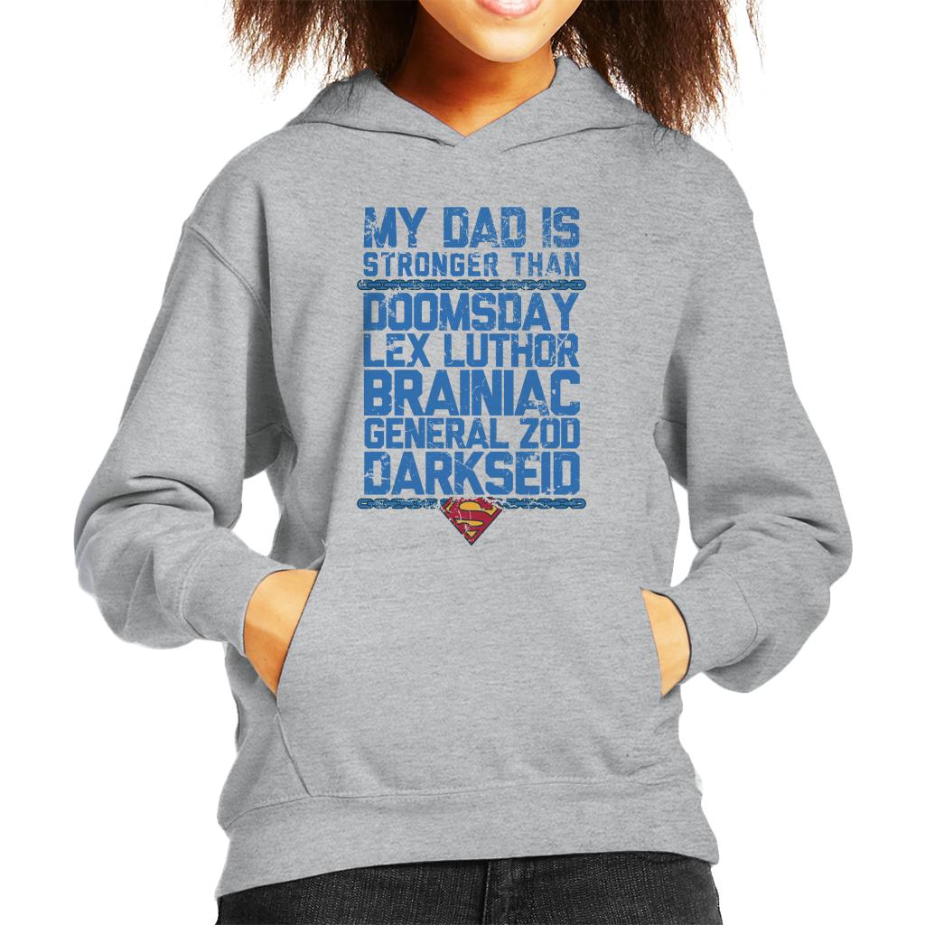 Superman My Dad Is Stronger Than Villains Fathers Day Kid's product image 4