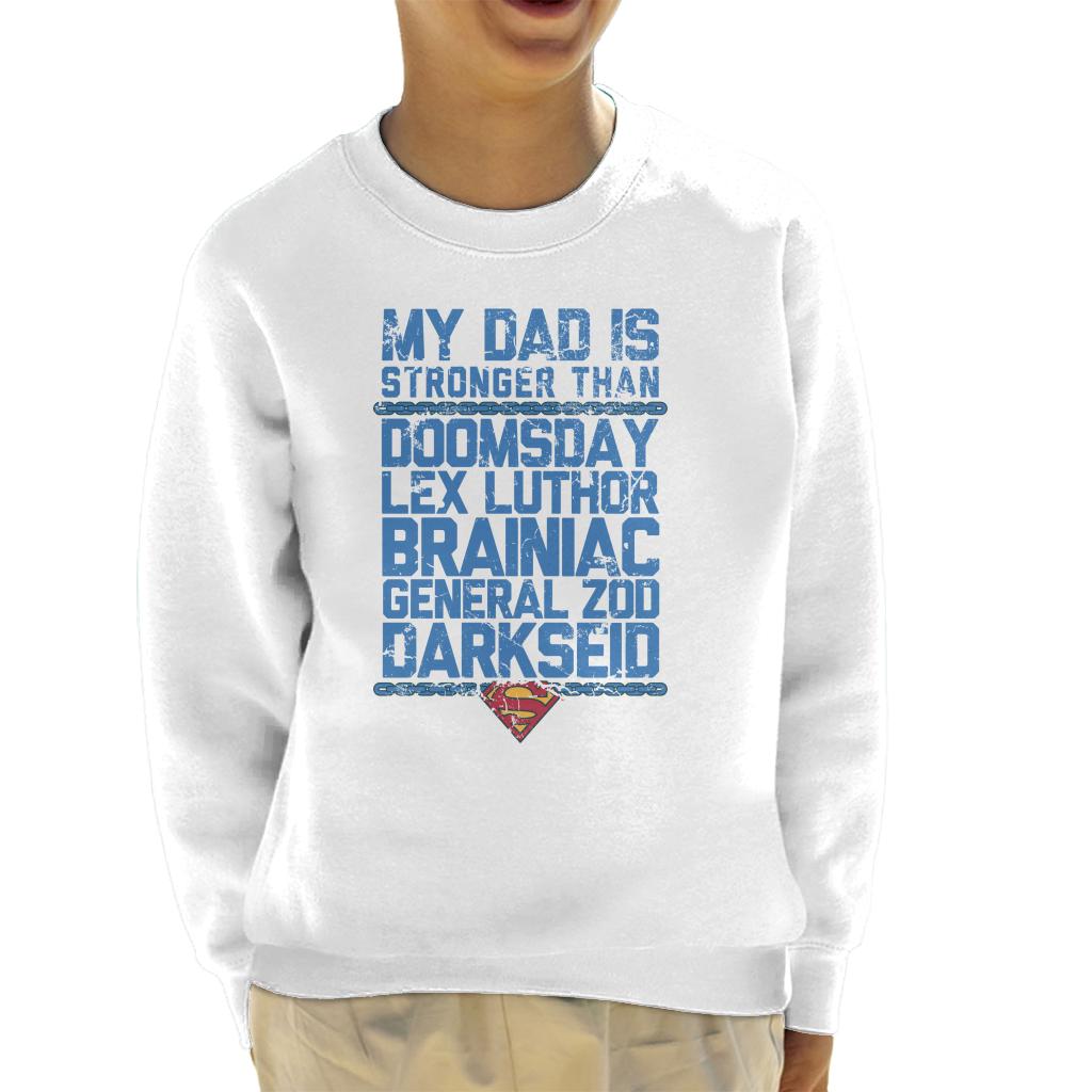 Superman My Dad Is Stronger Than Villains Fathers Day Kid's product image 6