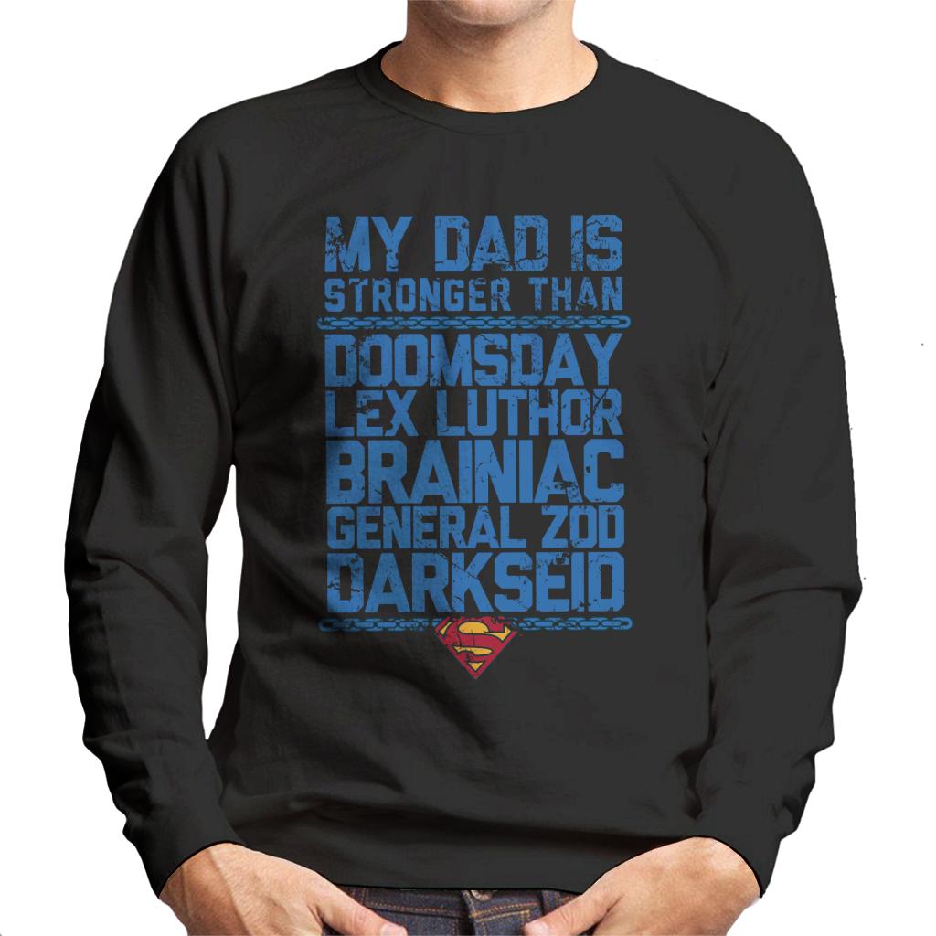 Superman My Dad Is Stronger Than Villains Fathers Day Men's product image 1