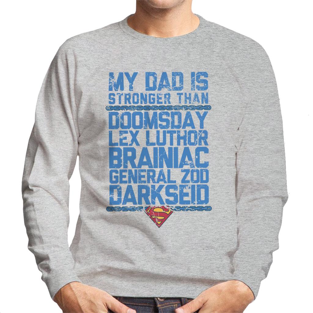 Superman My Dad Is Stronger Than Villains Fathers Day Men's product image 4