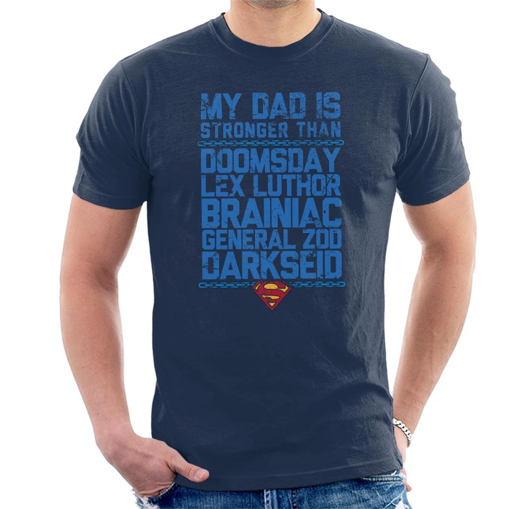 Superman My Dad Is Stronger Than Villains Fathers Day Men's product image 1