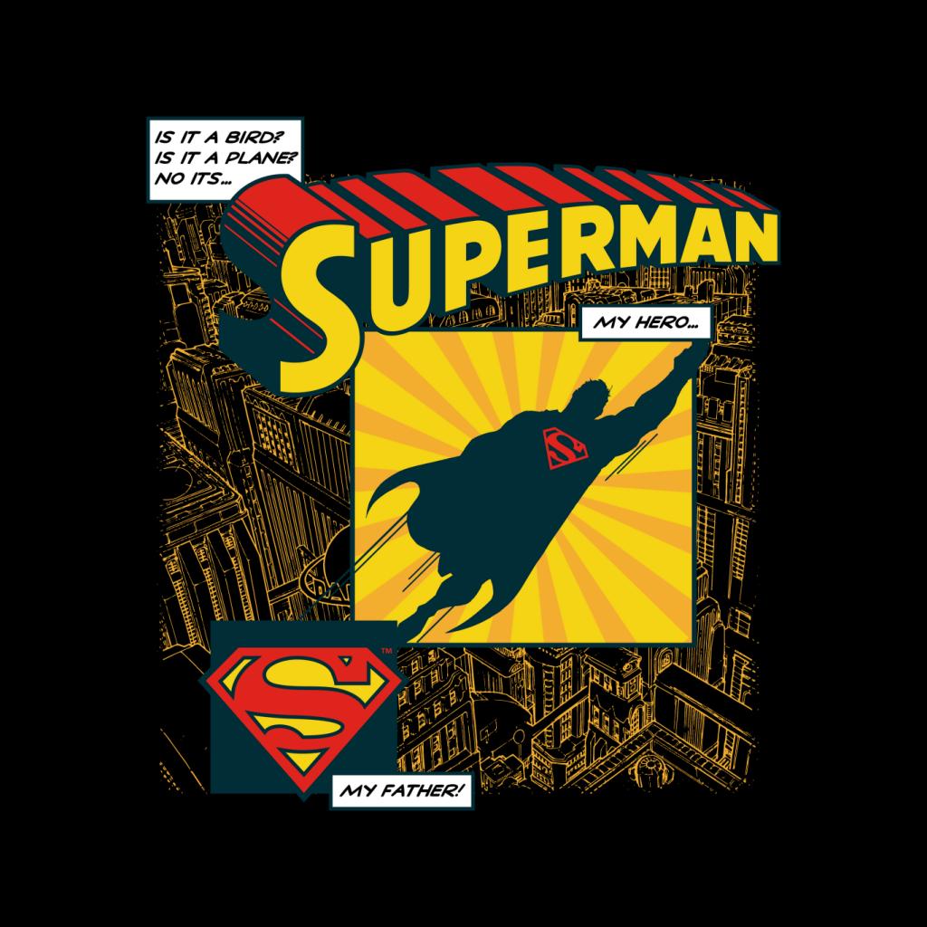 Superman Fathers Day My Hero My Father Women's T-Shirt product image 2