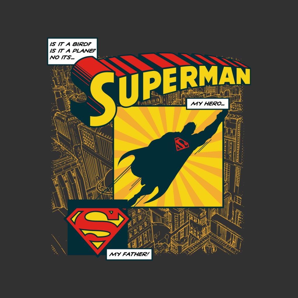 Superman Fathers Day My Hero My Father Women's T-Shirt product image 5