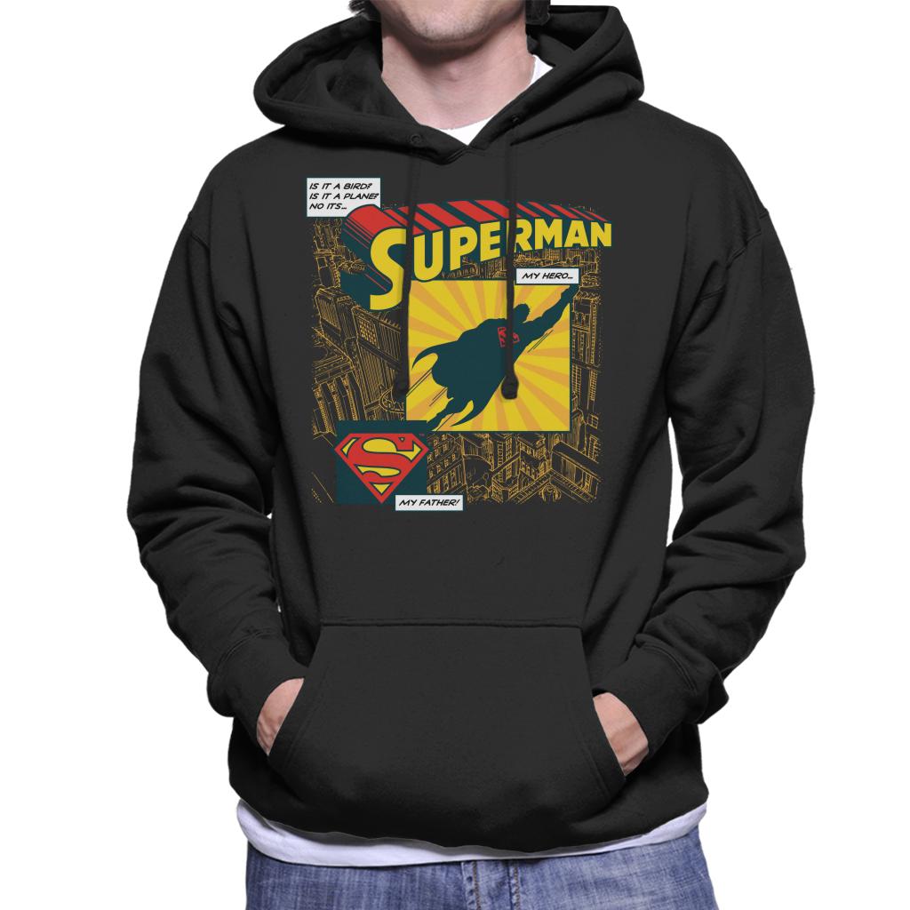 Superman Fathers Day My Hero My Father Men's Hooded product image 1