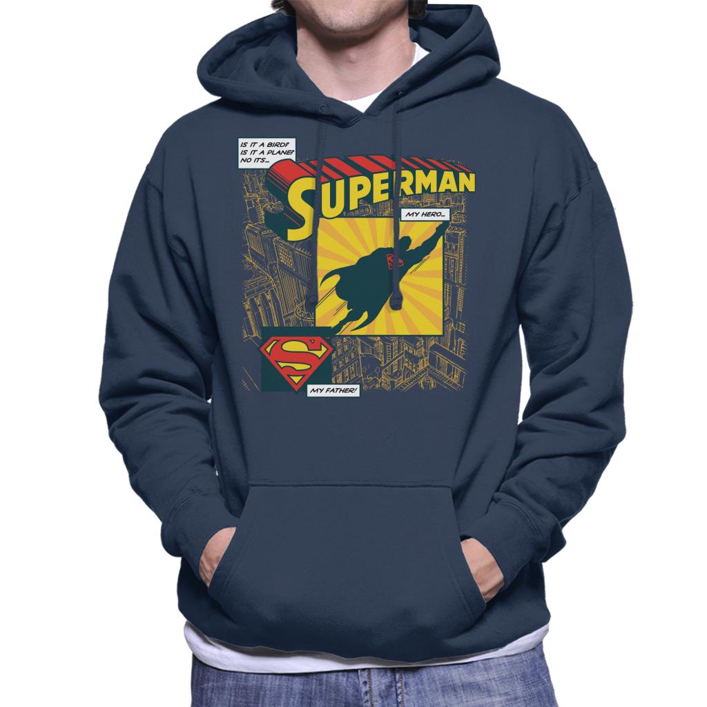 Superman Fathers Day My Hero My Father Men's Hooded product image 6