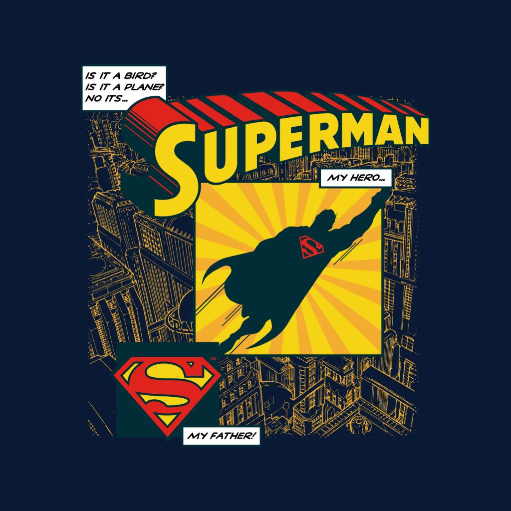 Superman Fathers Day My Hero My Father Men's T-Shirt product image 2