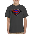 Superman Classic S Logo Pop Art Dot Style Kid's T-Shirt product image 1