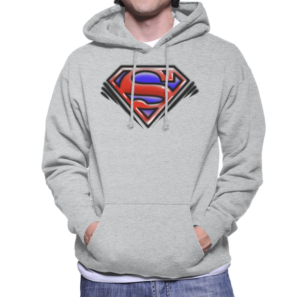 Superman Classic S Logo Pop Art Dot Style Men's Hooded product image 4