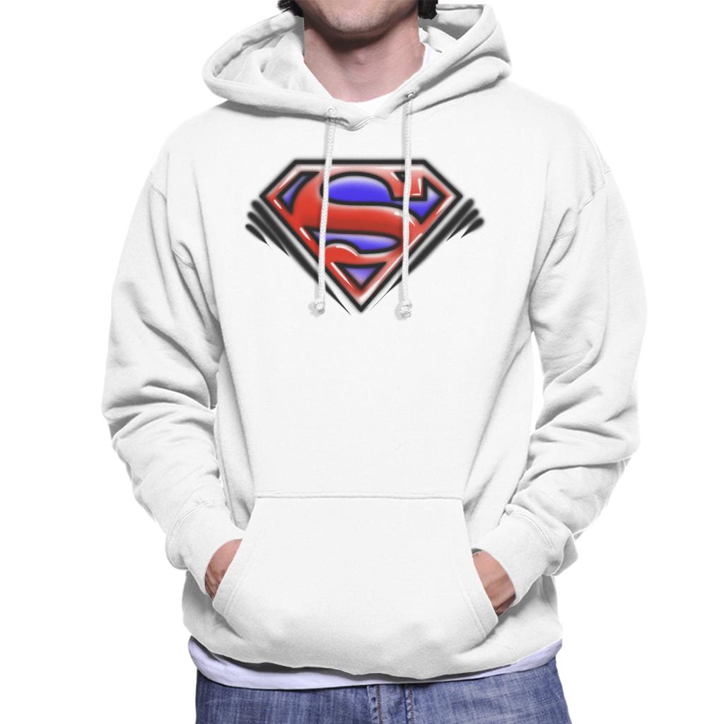 Superman Classic S Logo Pop Art Dot Style Men's Hooded product image 6