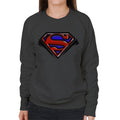 Superman Classic S Logo Pop Art Dot Style Women's Sweatshirt product image 1