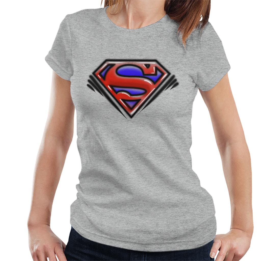 Superman Classic S Logo Pop Art Dot Style Women's T-Shirt product image 4