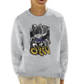 Superman Comic Style Graffiti Man Of Steel Kid's Sweatshirt product image 1