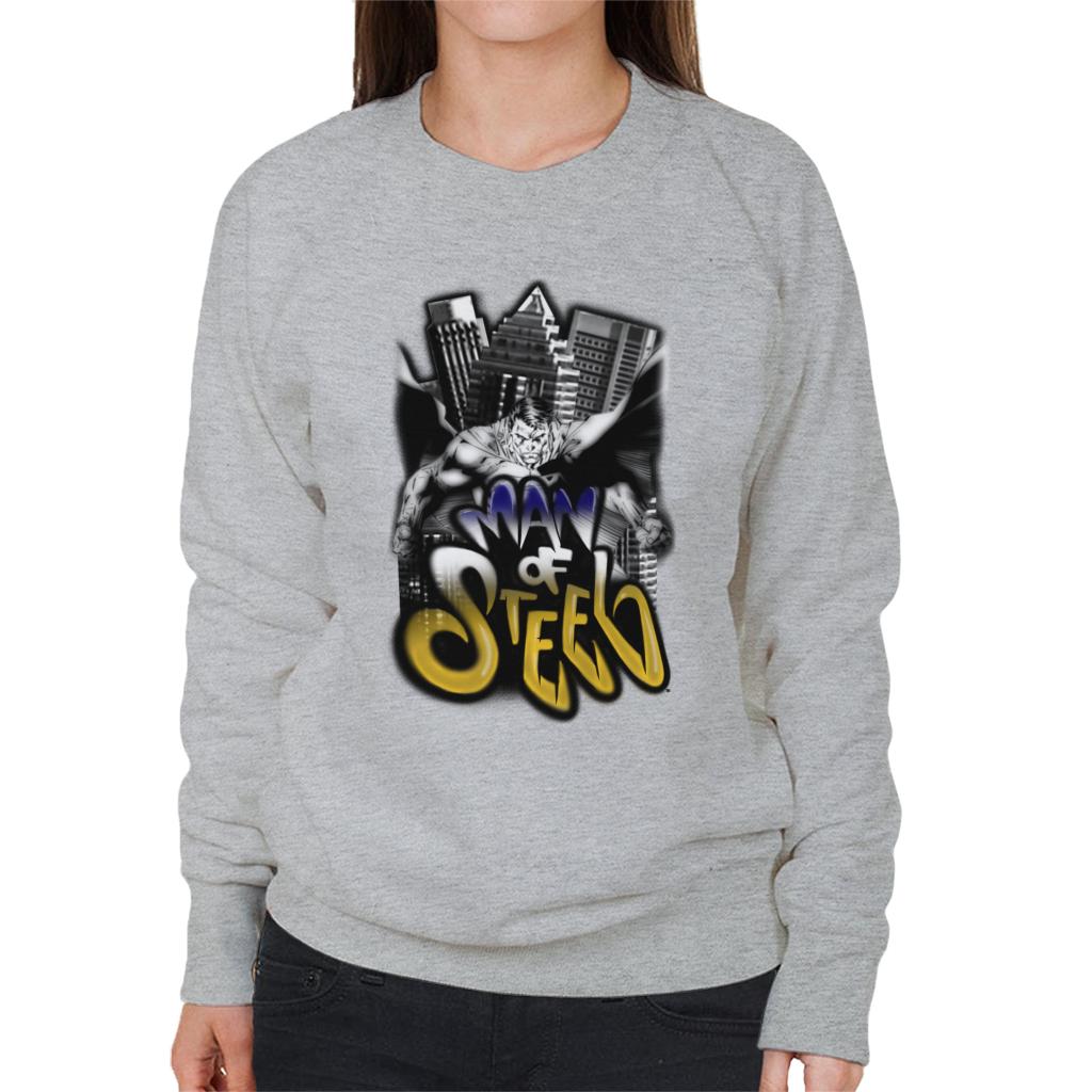 Superman Comic Style Graffiti Man Of Steel Women's product image 1