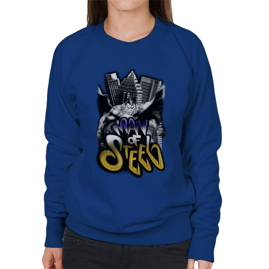 Superman Comic Style Graffiti Man Of Steel Women's product image 6
