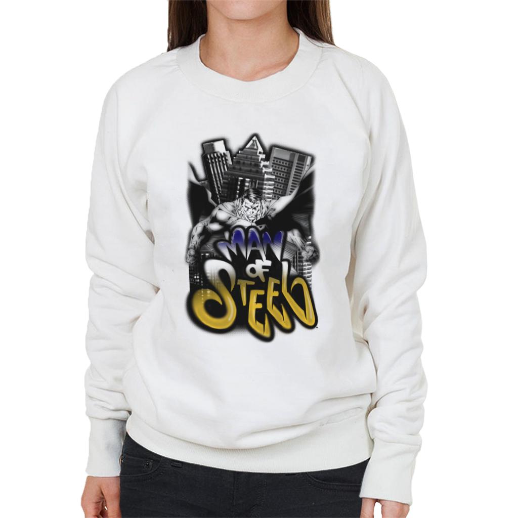 Superman Comic Style Graffiti Man Of Steel Women's product image 4