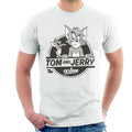 Tom and Jerry Retro Cartoon Star Logo Men's T-Shirt product image 1