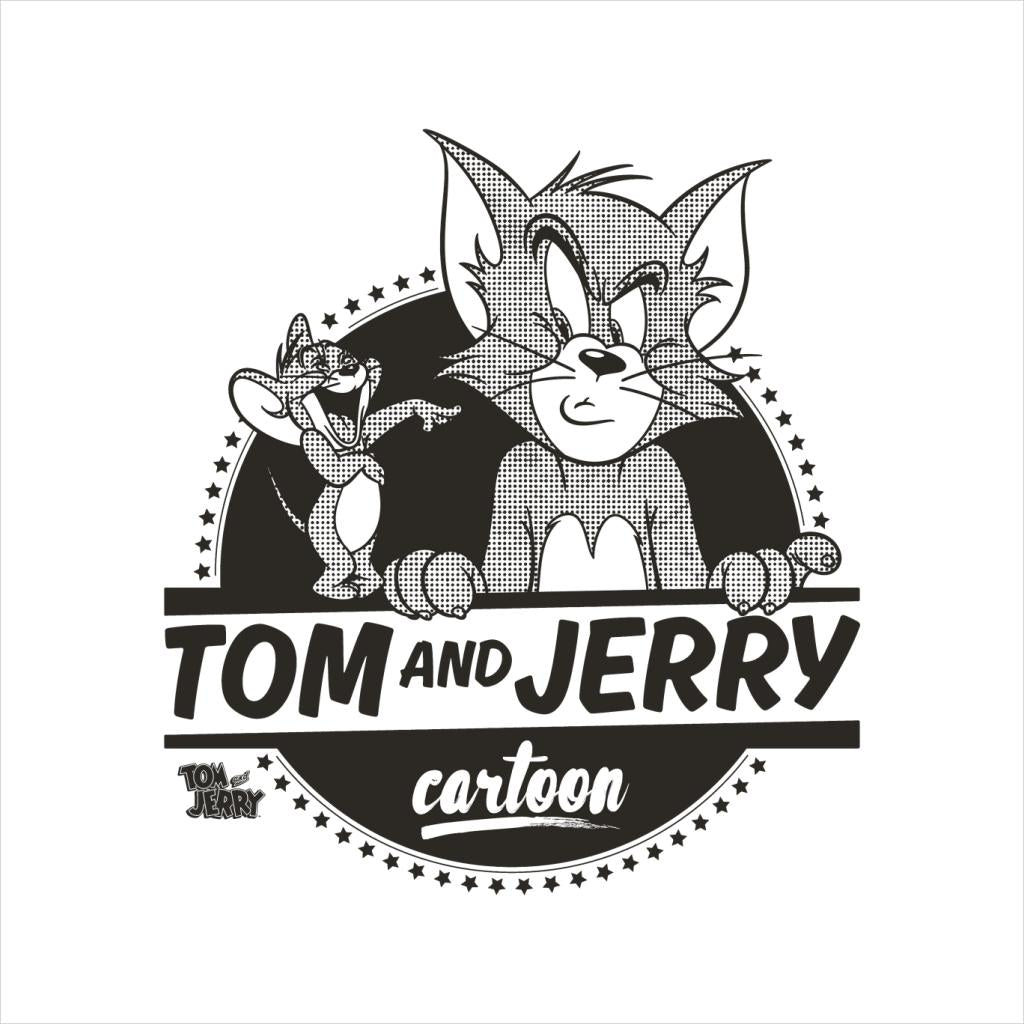 Tom and Jerry Retro Cartoon Star Logo Men's T-Shirt product image 2